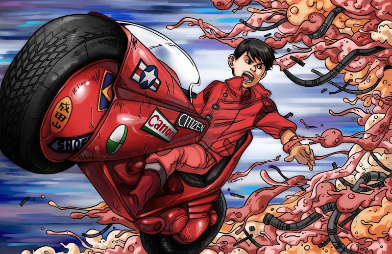 Akira, tetsuo, art, hd, japan, x, motor, science, motorcycles, kaneda, 720P, anime, fiction