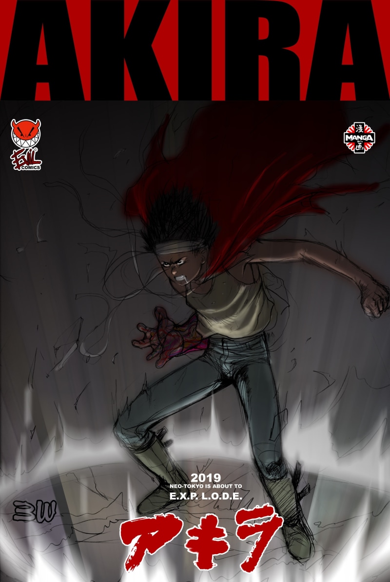 Akira, Tetsuo, anime, art, 2K, x, hd