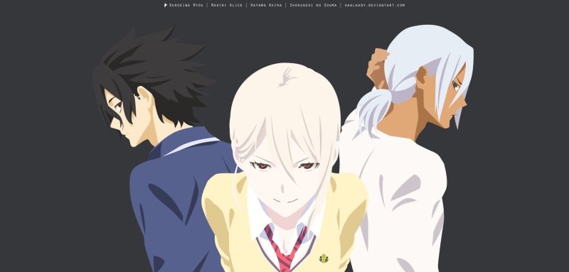 1080P, Food Wars: Shokugeki no Soma, Anime, Alice Nakiri, Ryō Kurokiba, Akira Hayama