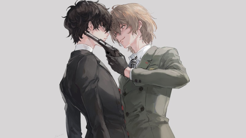 1080P, Persona, Goro Akechi, Persona 5, Joker (Persona)