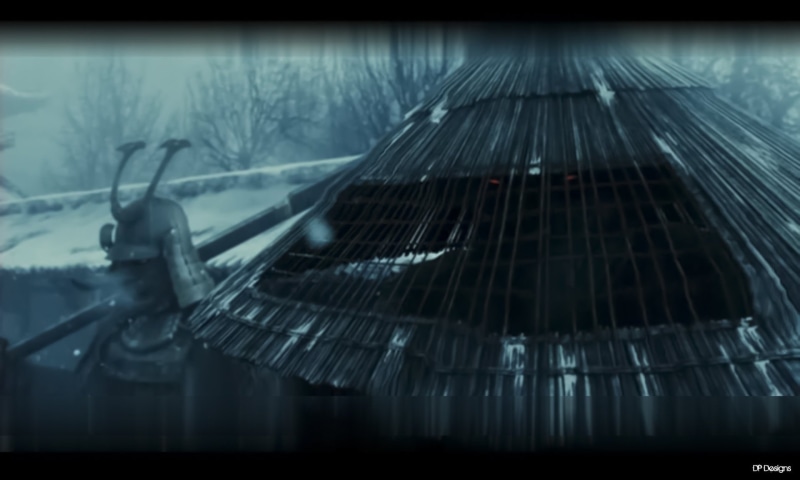 rain, Sucker Punch, screengrab, motion, technology, Samurai, wet, outdoors, Dark, industry, 1080P, transportation, high angle view, architecture, Movie