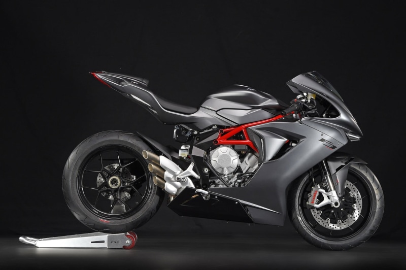 sports race, speed, luxury, silver colored, wheel, 720P, chrome, retro styled, motor vehicle, no people, motorcycle, metal, engine, helmet, MV Agusta f3 800