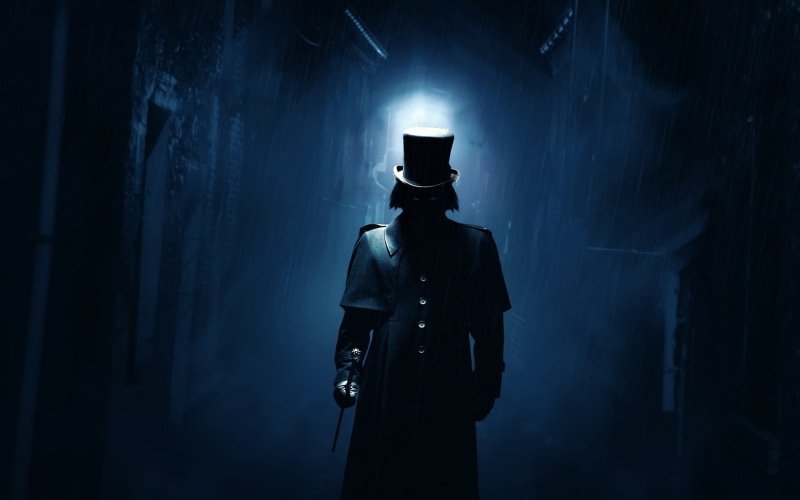 top hat, Jack the Ripper, fantasy art, dark, suits, 1080P, alleyway, digital art, artwork