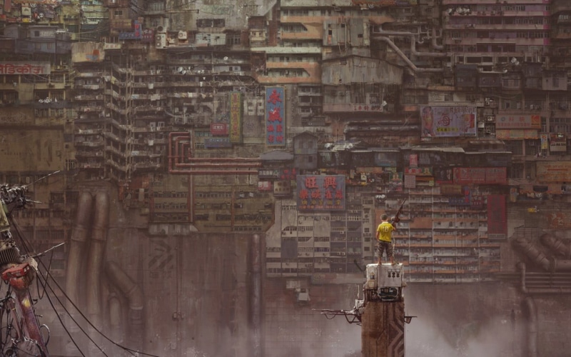 development, city, urban Scene, people, artwork, cityscape, famous Place, yellow, Kuldar Leement, day, apocalyptic, building, built Structure, old, architecture
