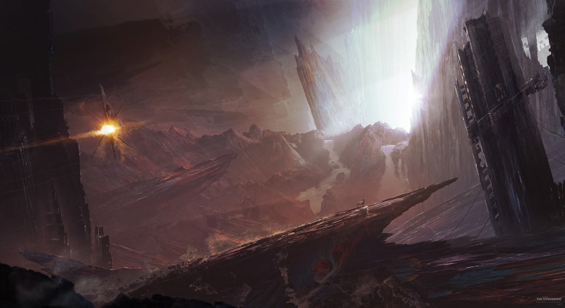 1080P, space, artwork, Kuldar Leement, science fiction