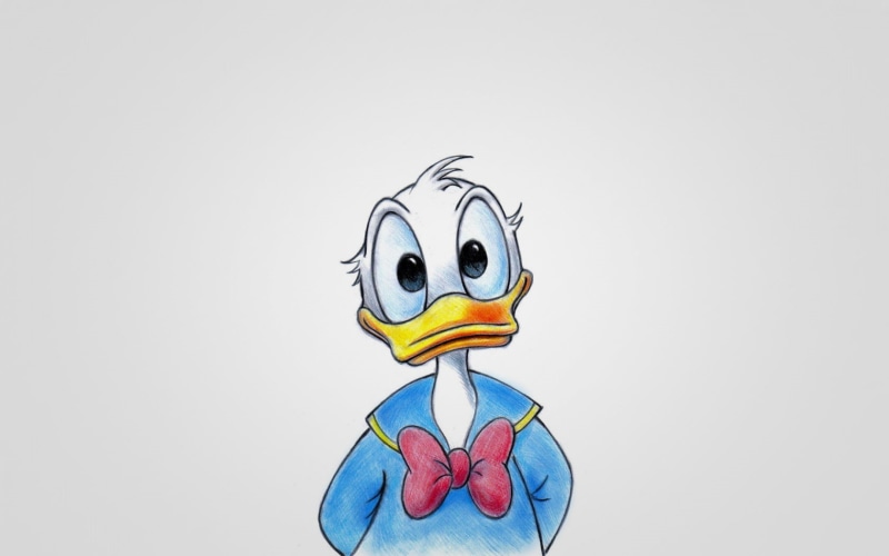 art and craft, cut out, white background, multi colored, still life, craft, representation, artwork, toy, creativity, Donald Duck, indoors, copy space