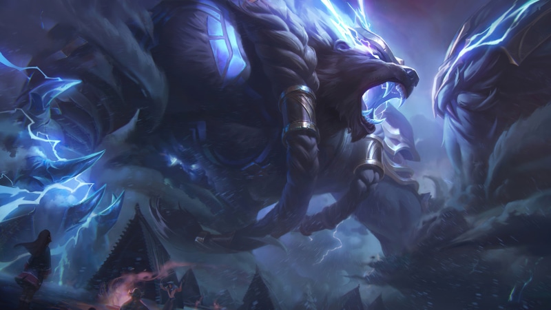 League of Legends, Riot Games, Volibear, 4K
