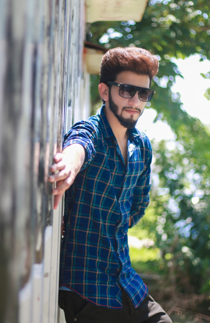 stylish, Style, looking at camera, casual clothing, young, attractive, glasses, one young man only, one person, boys fashion, outdoors, young adult, adult