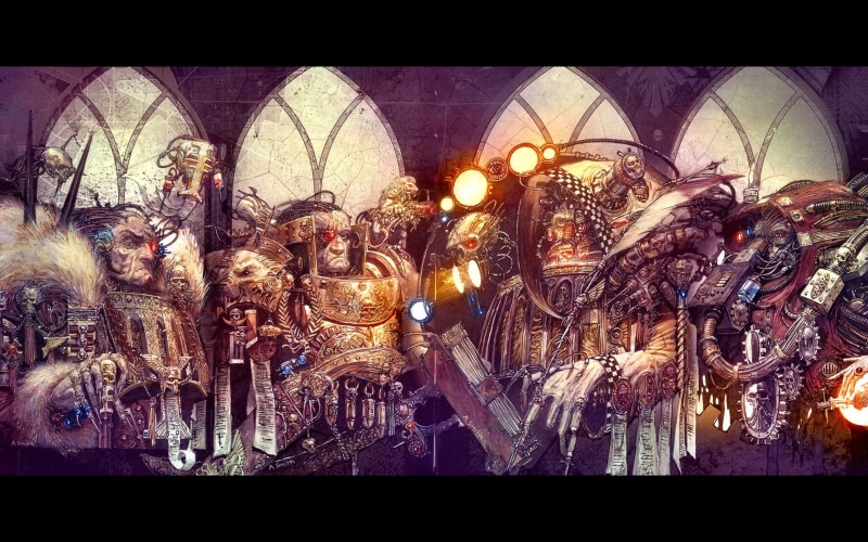 720P, k, marines, 40k, warhammer, space, hd, digital/artwork
