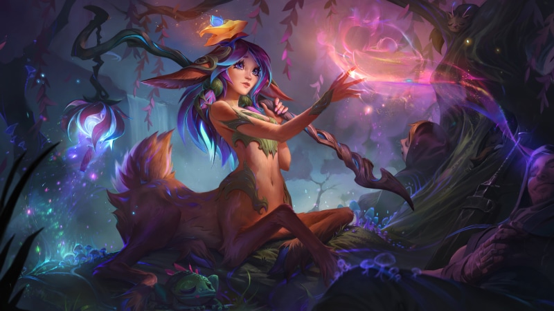 Riot Games, lillia (leauge of legends), 4K, League of Legends, lillia