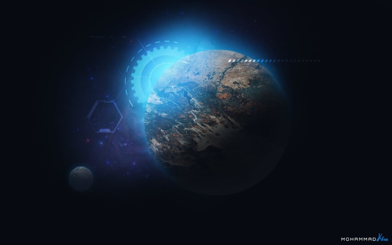 star - space, cosmic, MohammadKhan, no people, Khan, astronomy, sky, satellite view, illuminated, light - natural phenomenon, planet, eclipse