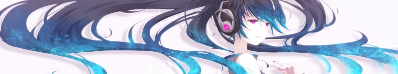 hair, anime, hd, girls, people, x, pink, art, blue, eyes, headphones, miku, 5K, vocaloid, hatsune