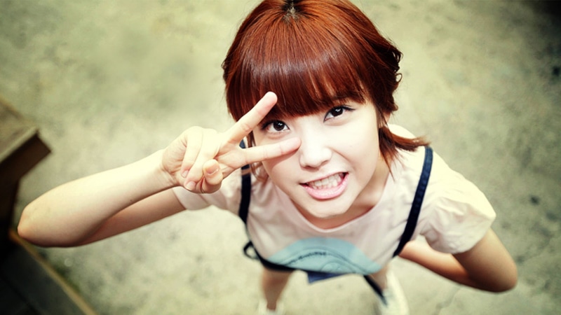 redhead, 1080P, brown eyes, Asian, singer, women, IU, K-pop
