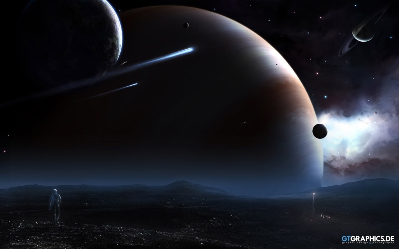 1080P, Taenaron, planet, space, 3D