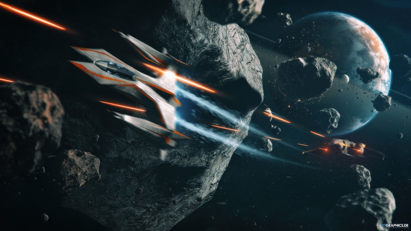 planet, 4K, 3D, space battle, Taenaron
