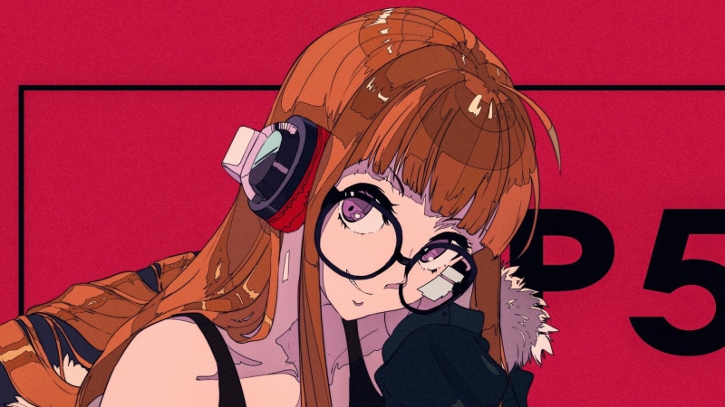 1080P, Glasses, Persona, Futaba Sakura, Persona 5