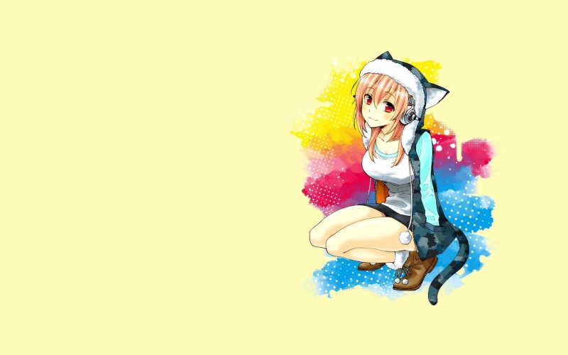 anime, anime girls, Super Sonico, 1080P