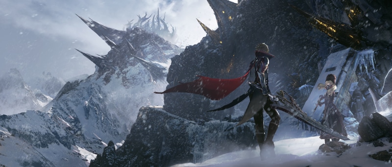 5K, winter, animal, scenics - nature, code vein, nature, animal wildlife, motion, games, solid, outdoors, no people, animal themes, snow, sky, 4k, flag