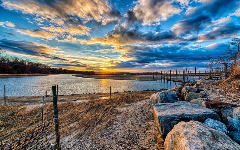 sunset, cool backgrounds nature 1920x1200, idyllic, scenics - nature, tranquil scene, beach, 1080P, water, environment, nature, beauty in nature, sea