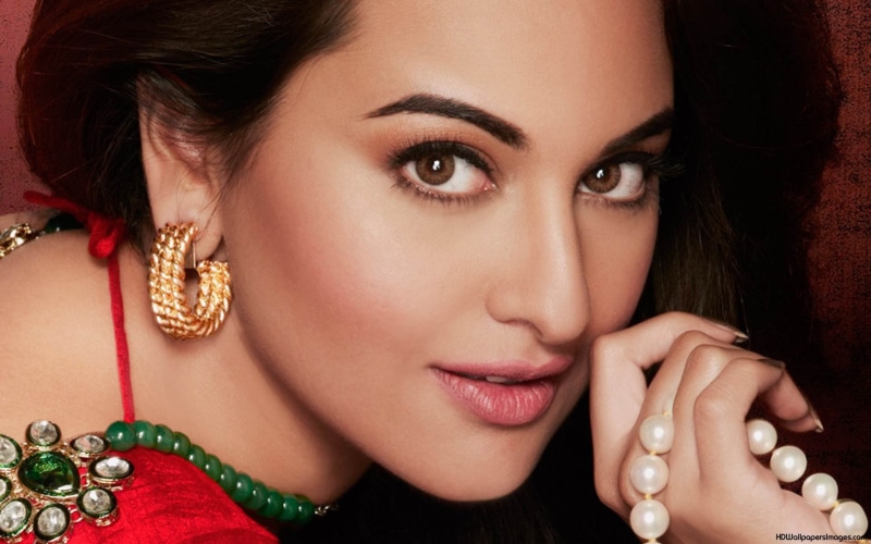 model, 1080P, sinha, bollywood, indian, actress, sonakshi, babe