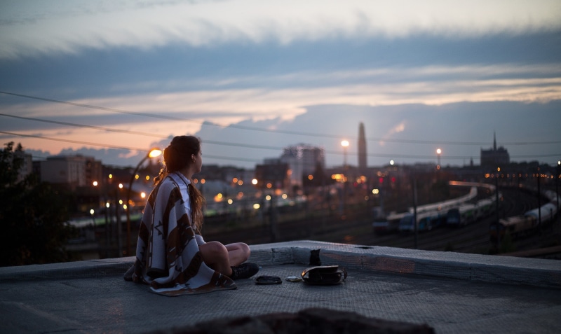 people, rooftops, 2K, women, city