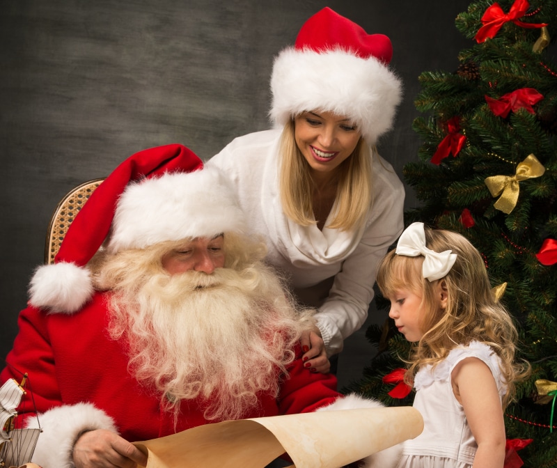 tree, girl, smile, costume, holiday, Christmas, 5K, Santa Claus, hat, new year, santa, claus