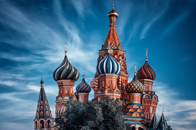 sky, place of worship, urban Scene, capital Cities, St. Basils Cathedral, built Structure, symbol, architecture, city, brick, MSK, travel, old, famous Place