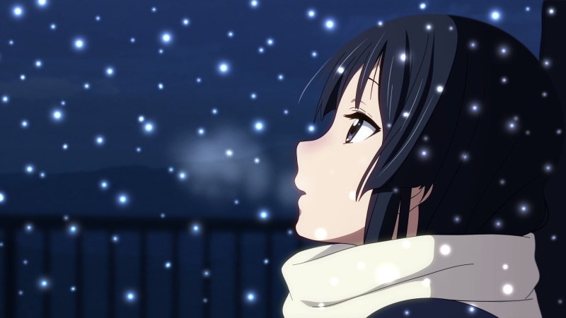 1080P, low angle view, lighting equipment, K-ON!, arts culture and entertainment, Akiyama Mio, close-up, black, design, representation, single object