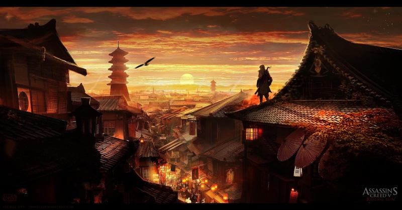 video games, Assassins Creed, rooftops, 720P, fantasy city