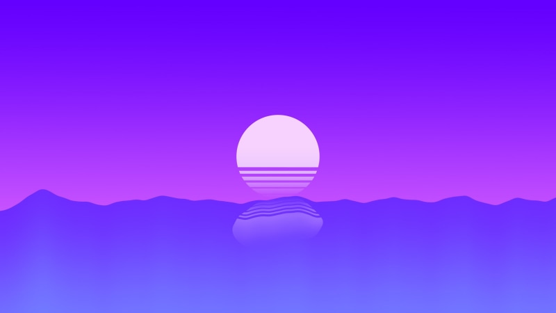 vaporwave, synthwave, 2K, OutRun, minimalism