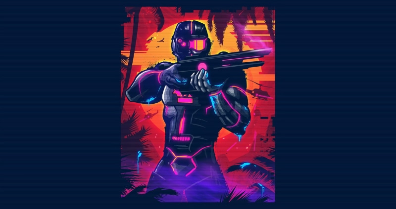Outrun, Retrowave, Trials of the Blood Dragon, Futuresynth, Retrouve, 1080P, Music, Game, Blood Dragon, Neon, Sintav, New Retro Wave, Synthwave, Synth