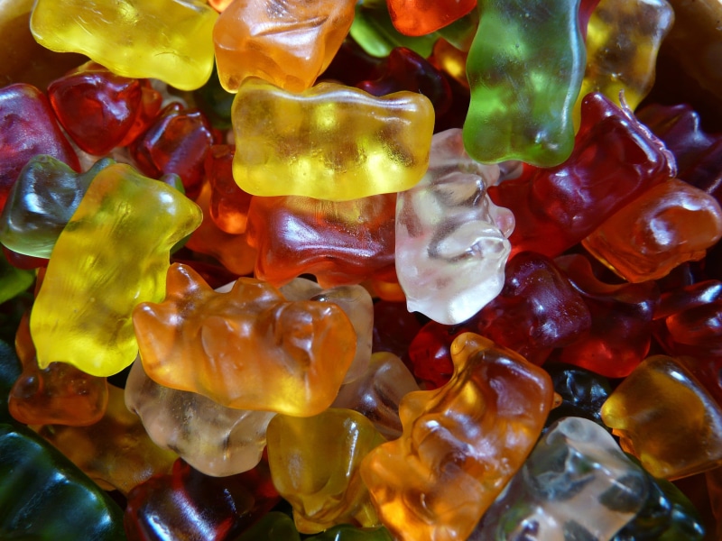 sweetness, 2K, full frame, food and drink, bear, abundance, gummi bears, still life, close-up, sweet food, color, candies, no people, gelatin, multi colored