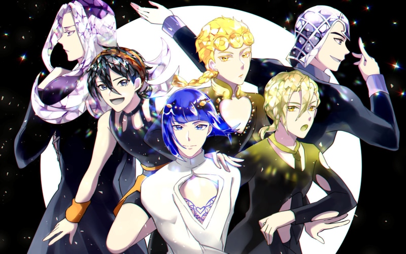 1080P, Jojos Bizarre Adventure, Pannacotta Fugo, Anime, Bruno Bucciarati, Narancia Ghirga, Leone Abbacchio, Giorno Giovanna, Guido Mista