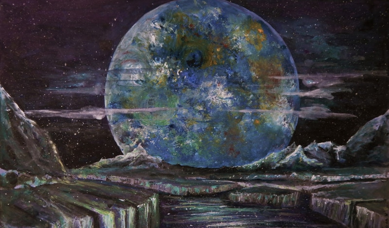 space, Bruno Zumbo, 1080P, planet, artwork, space art
