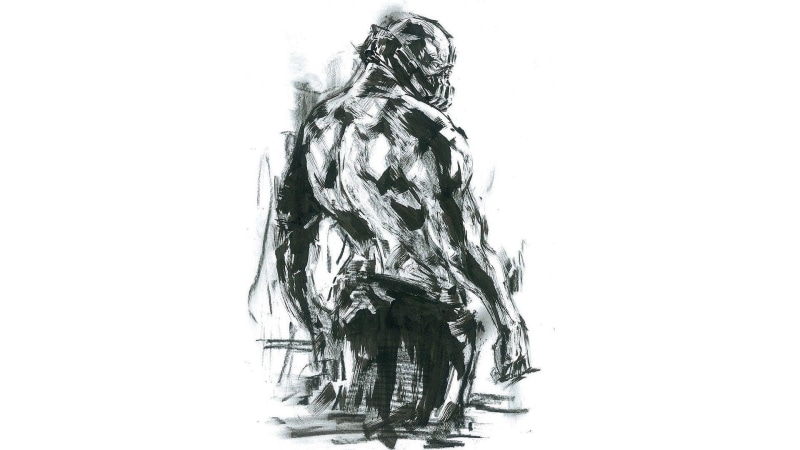 stencil, man, the dark knight rises, bane, batman, 1080P, 1920x1080, artistic