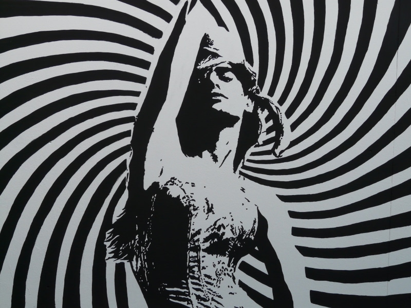 human representation, no people, stripes, representation, art and craft, design, white color, art, person, digital composite, stencil, paint, creativity