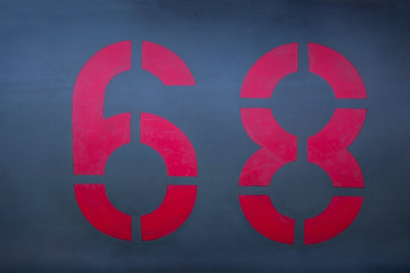 illuminated, wall - building feature, sprayer, Digits, 4K, flower power time, Stencil, graffiti, wild 68, no people, information, black color, built structure