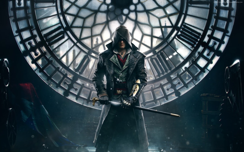 1080P, low angle view, adult, leisure activity, frame, Assassins Creed, lifestyles, clothing, government, one person, standing, young men, travel, architecture