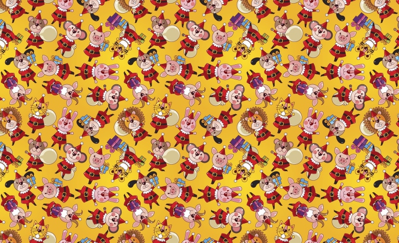 fun, close-up, cute, full frame, seamless, decoration, women, background, illustration, many, outdoors, crowd, bear, abundance, symbol, vector, no people