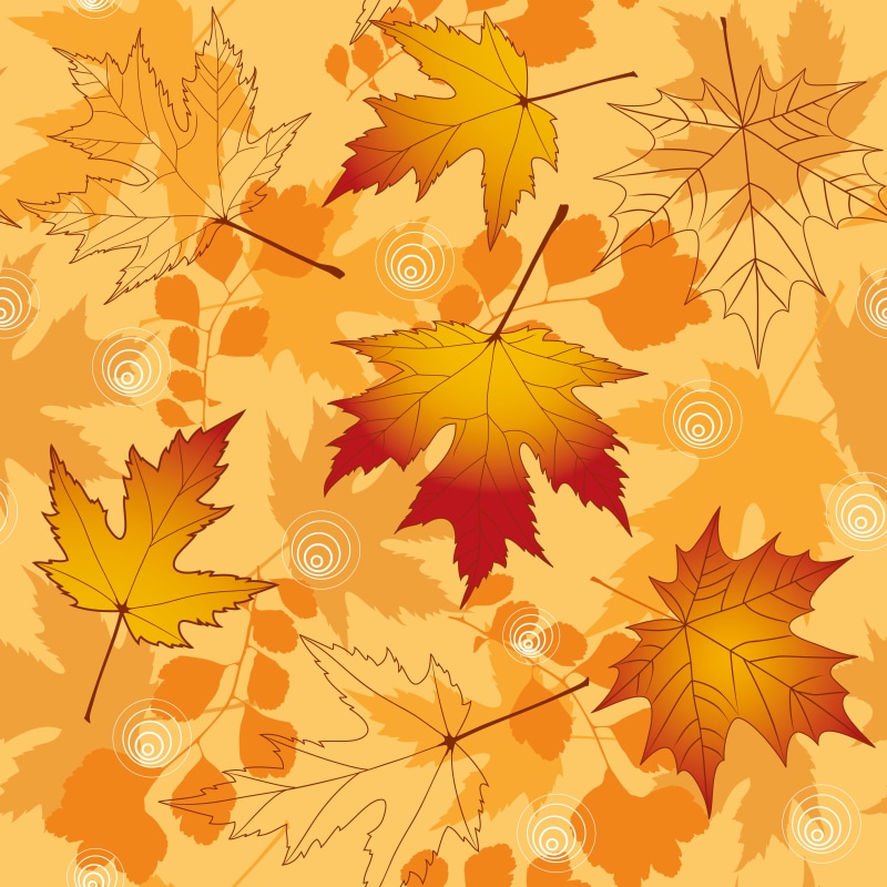 autumn, seamless, beauty In Nature, plant, floral Pattern, decor, tree, computer Graphic, outdoors, Pattern, red, retro Styled, leaf, decoration