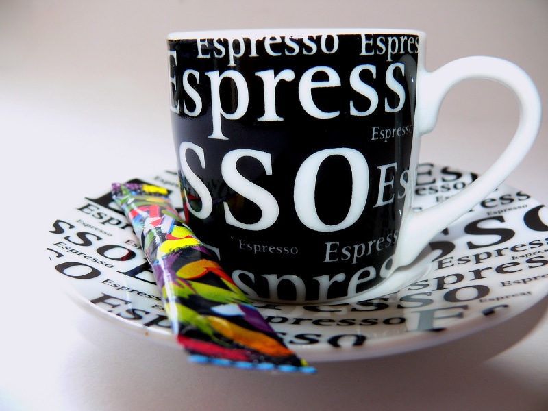 no people, still life, kaeffchen, sugar, food and drink, freshness, sweet, candy, indoors, espresso, recovery, delicious, saucer, cafe, coffee - drink