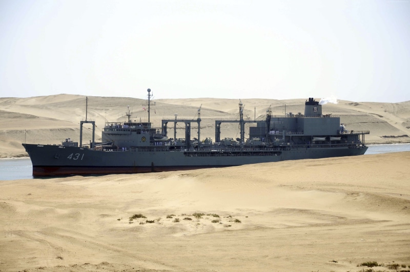 Suez Canal, Iranian Navy, warship, Ol-class, 4K, Kharg, replenishment oiler, convoy