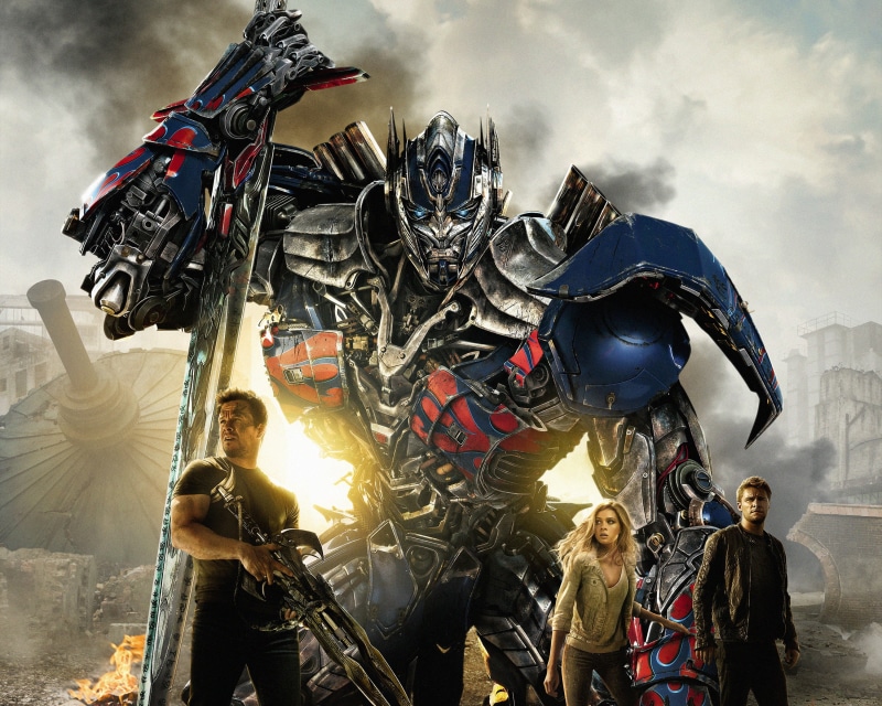 Optimus, Movie, Warrior, Michael Bay, Transformers 4, Yeager, people, Age, Destroyed, Transformers Age of Extinction, Cade, real people, illustration, medium group of people