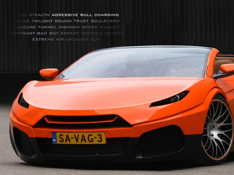 cars, convertible, concept, savage, 1080P, other cars, orange
