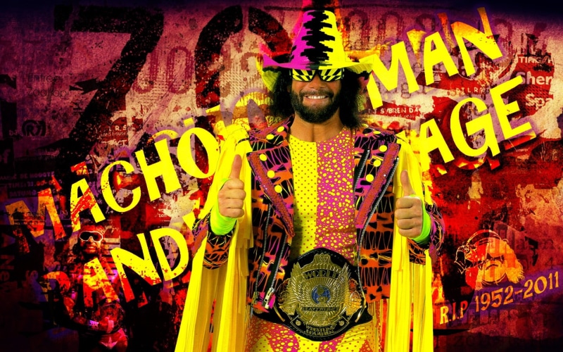 Randy Savage, art, sports, wrestling, 720P, x, randy, savage, hd