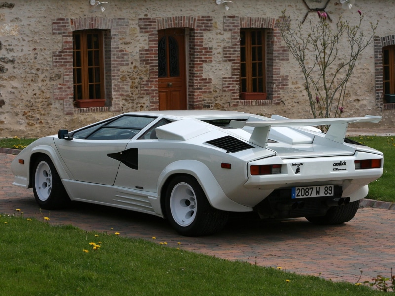 classic, 1080P, lp5000, countach, lamborghini, 1988, quattrovalvole ...