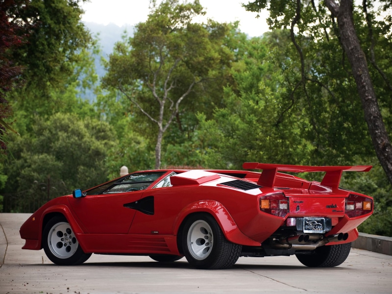 quattrovalvole, supercars, lp5000, lp5000 s, countach, lamborghini, supercar, 1080P, 1985, classic