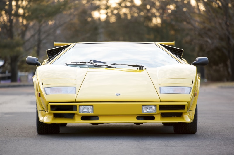countach, lp5000, (s), yellow, 4K, 1987, supercars, cars, lamborghini, quattrovalvole