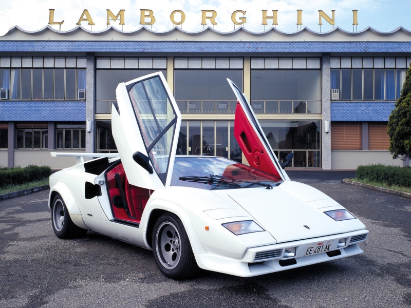 Countach, door, countach lp5000 s quattrovalvole, 1080P, the building, Lamborghini