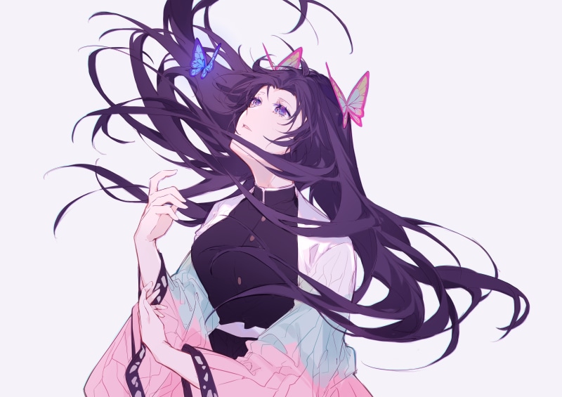 anime, Kimetsu no Yaiba, anime girls, Miyuki, Kochou Kanae, 5K